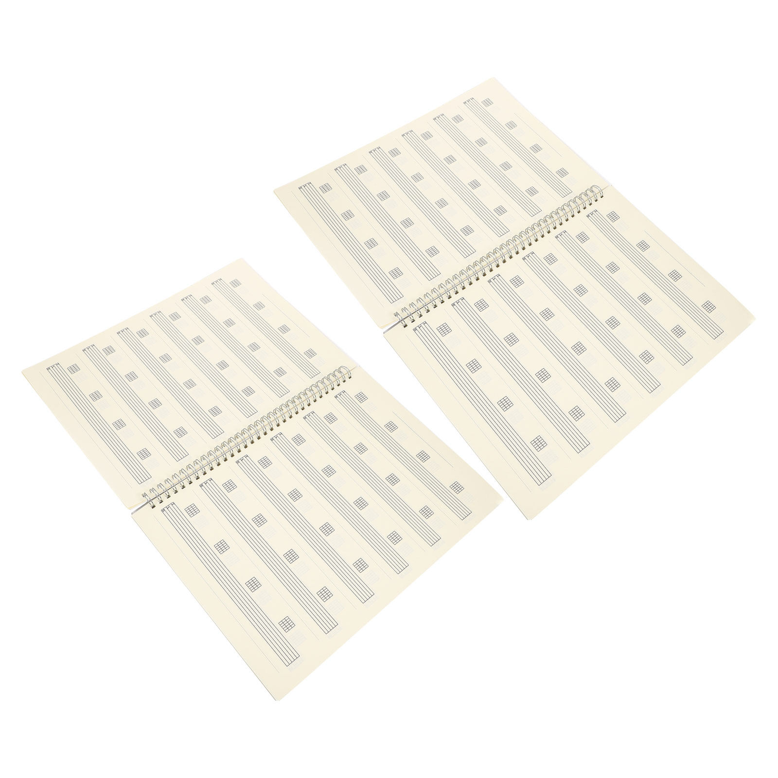 Blank Sheet Music Notebook - 2 unidades de caderno de tablaturas