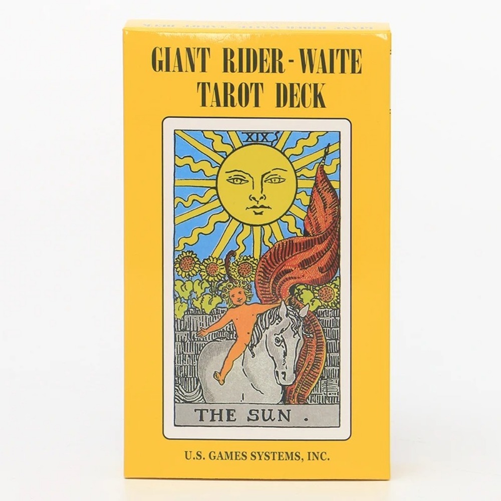 Tarot Deck With Guidebook - Baralho de tarô clássico grande de