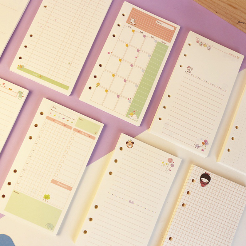 Caderno de Folhas Soltas Color - A5 Spiral Dotted Grid Notebook avaliação e preço