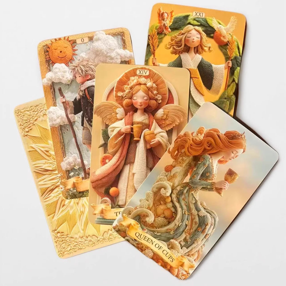 Conjunto de 78 cartas de tarô, - Tarot Deck With Guidebook avaliação e preço