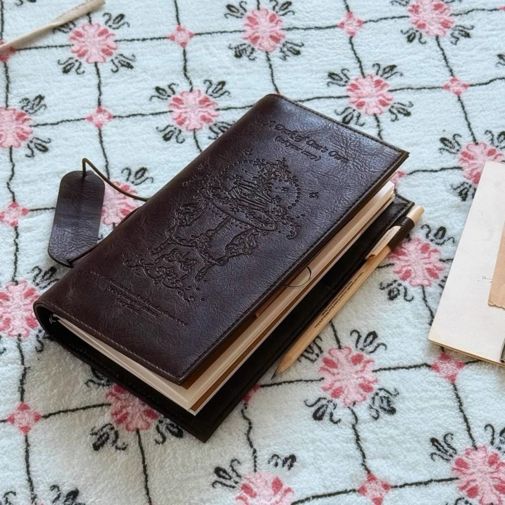 Caderno vintage preto de couro - Vintage Leather Journal Notebook avaliação e preço