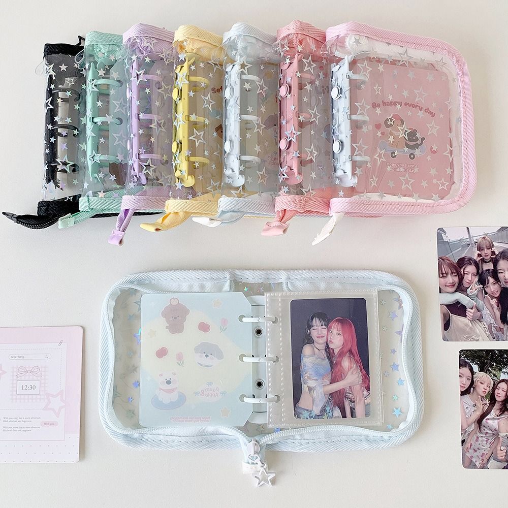 1 unidade de fichário portátil - Kpop Photo Card Binder 3 Inch avaliação e preço