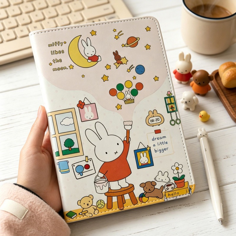 Novo Caderno B6 Miffy Fofo com - Stationery Books avaliação e preço