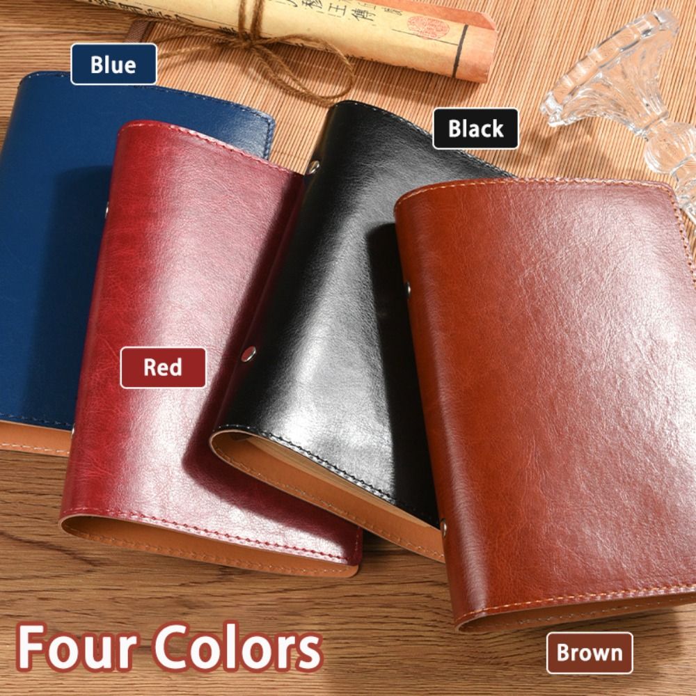 Novo Caderno A5/A6 com Folhas  - Vintage Leather Journal Notebook avaliação e preço