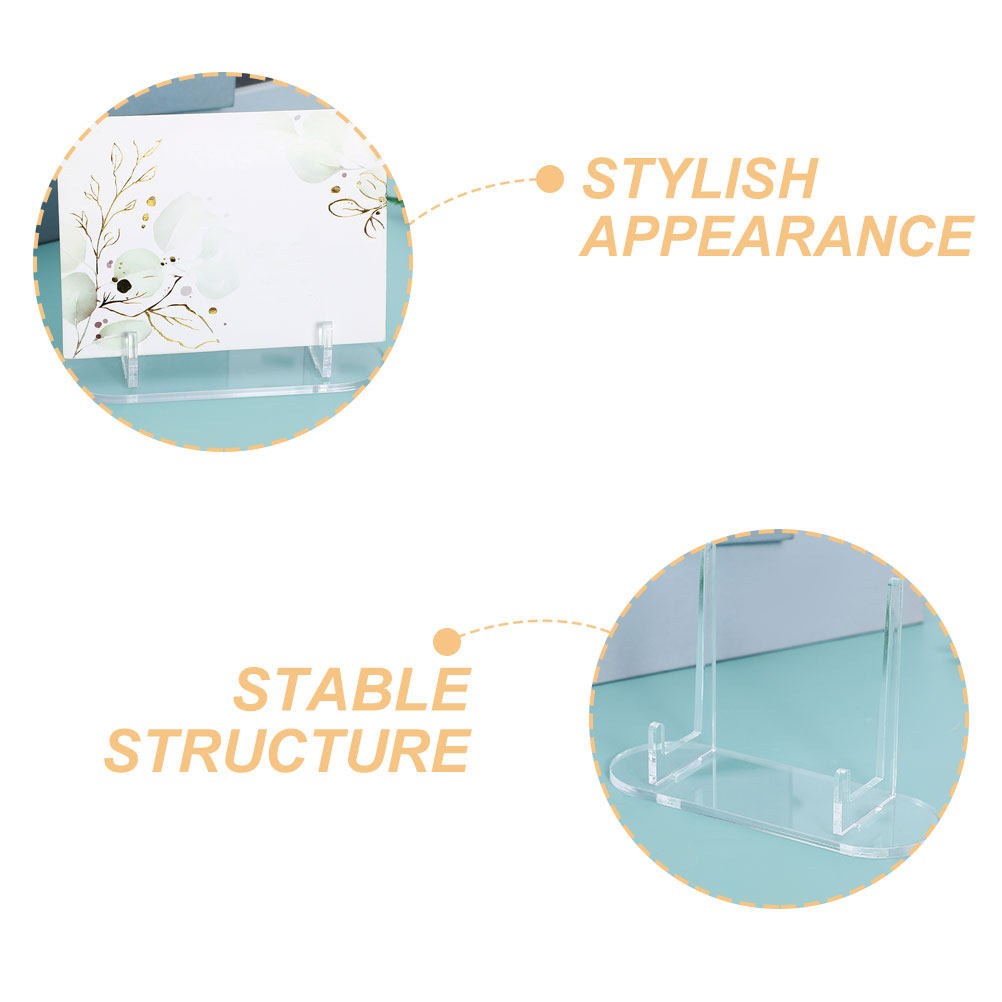 2 Suportes de Exibição em Acrí - Clear Acrylic Book Stand Holder avaliação e preço