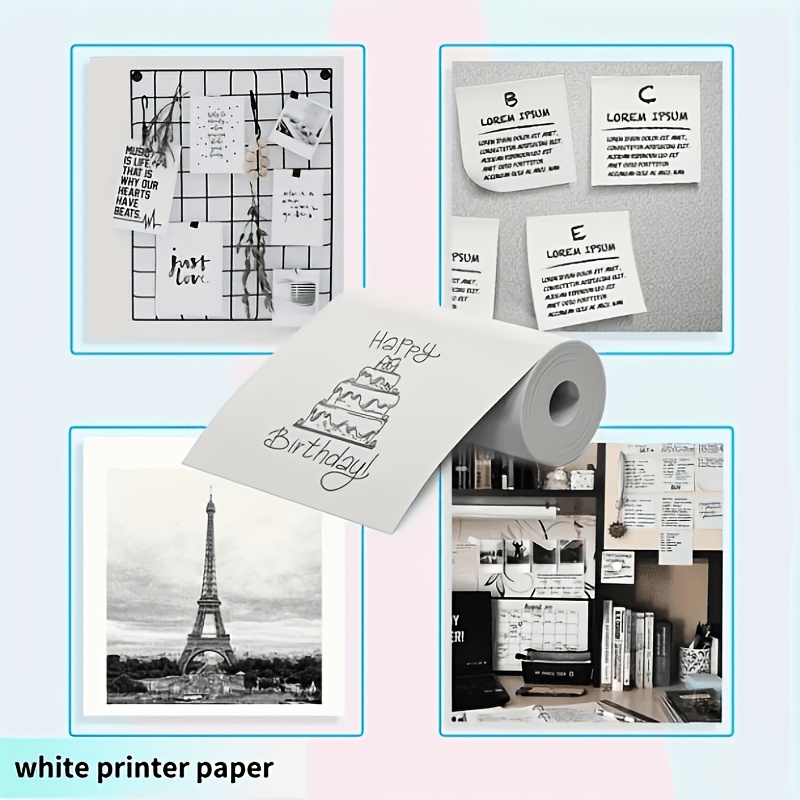 13 Rolos de Papel Térmico Mini - Mini Pocket Thermal Printer Paper Roll avaliação e preço