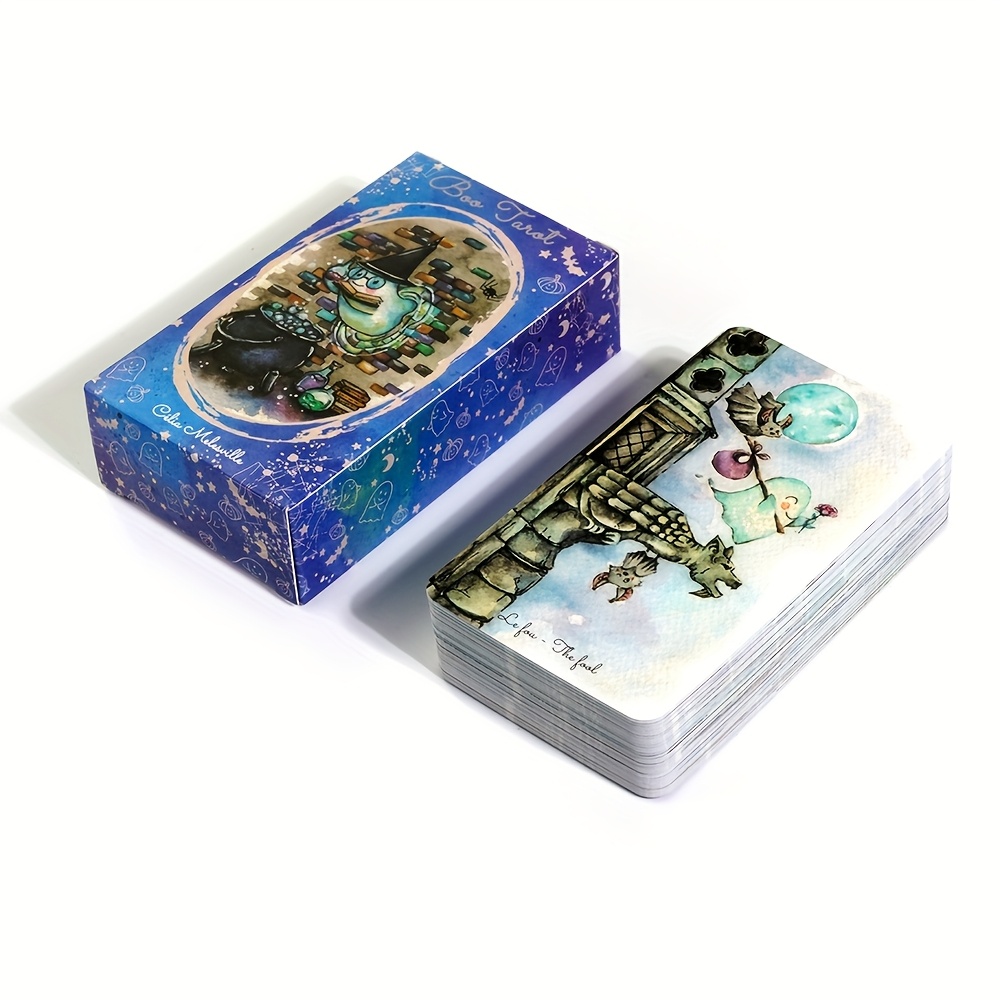 Boo Tarot Deck Ghosts Cartão d - Tarot Deck With Guidebook avaliação e preço