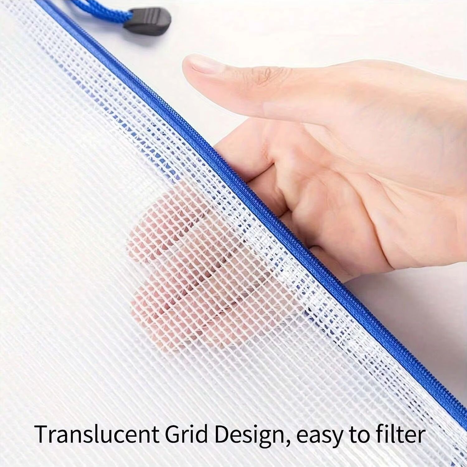 Bolsa de malha transparente à  - Stationery Books avaliação e preço